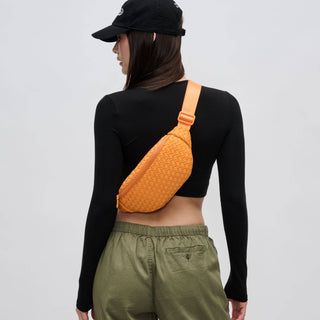 aim high — woven neoprene belt bag