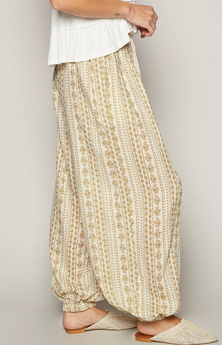 khaki sand boho pants