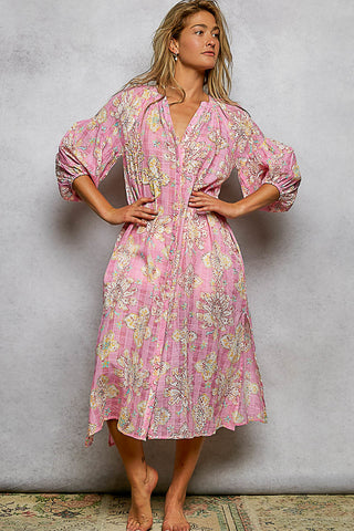 hand-beaded beach dress