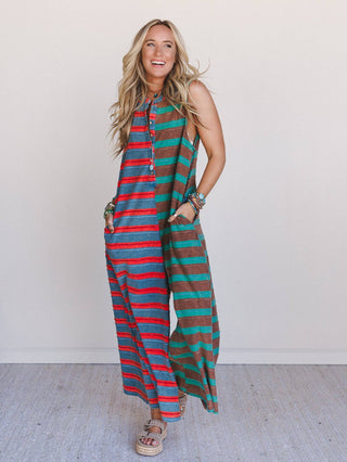 PRE-ORDER 8/8 // candy apple jumpsuit