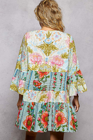 hibiscus + rose sundress