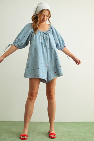 bouquet romper