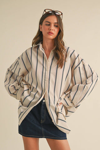 taupe button-down shirt dress