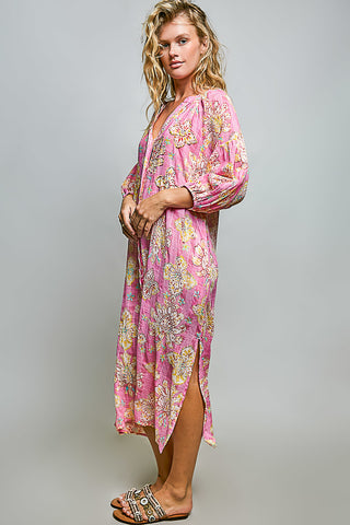 hand-beaded beach dress