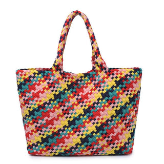 sky’s the limit — large woven neoprene tote