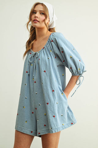 bouquet romper