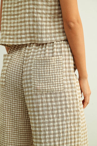 butterscotch gingham set
