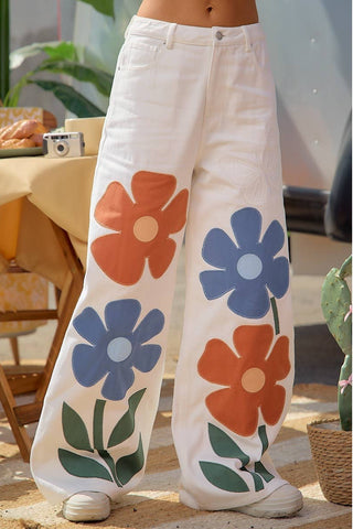 retro wide leg pants