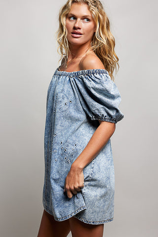 blue jean baby denim dress