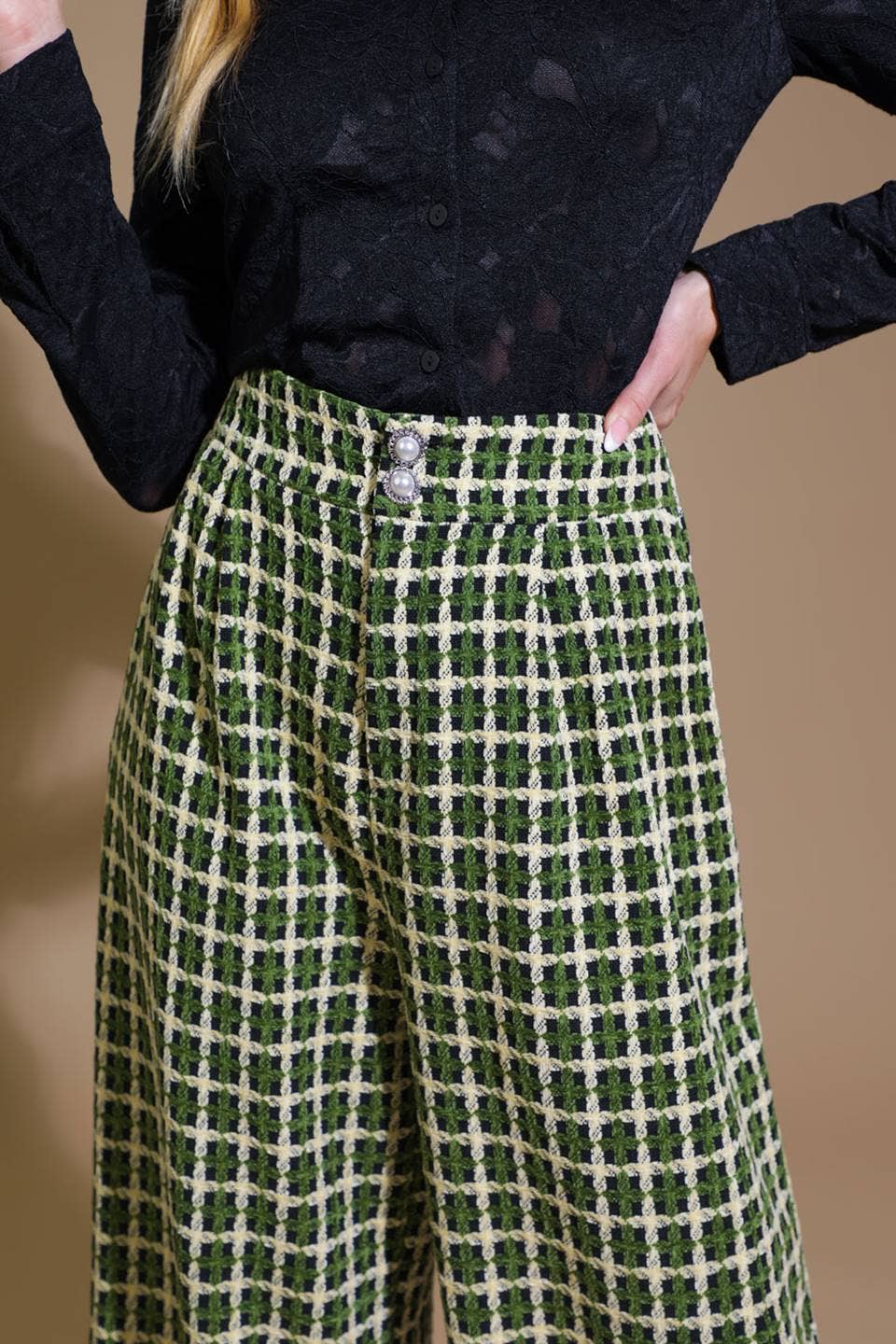 olive tweed pants