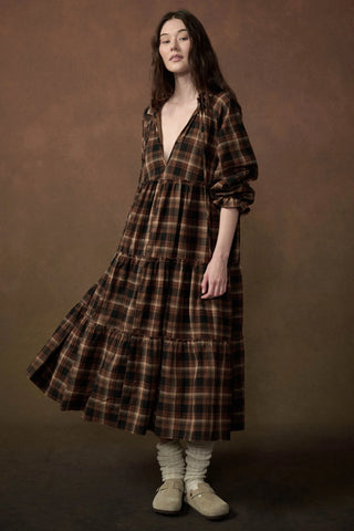 plaid dreams prairie dress