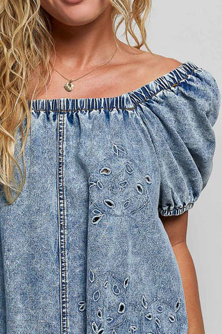 blue jean baby denim dress