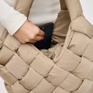illumine — woven nylon tote