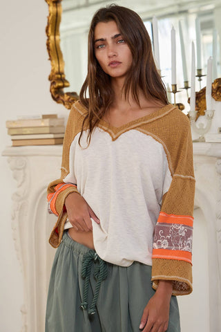 PREORDER bell sleeves boho top