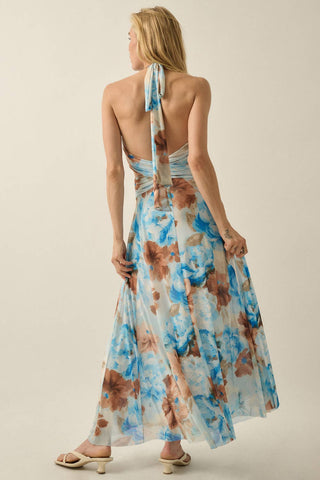 PRE-ORDER (ETA 5/27) floral mesh maxi