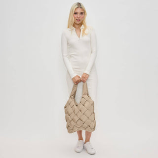 illumine — woven nylon tote