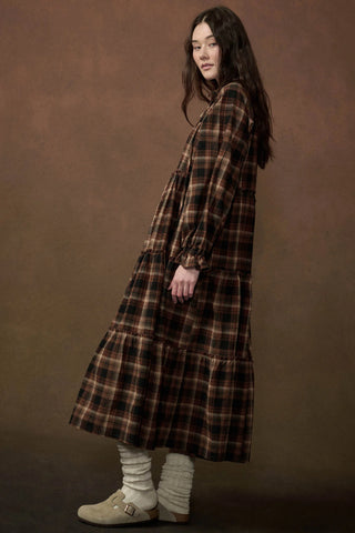 plaid dreams prairie dress