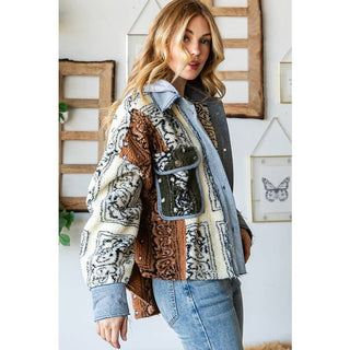 bandana crop jacket