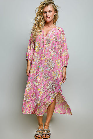 hand-beaded beach dress