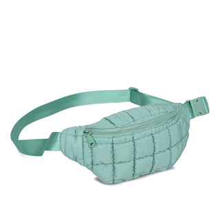 resurgence — quilted puffer nylon belt bag
