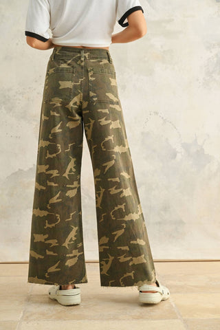 camo stretch pants