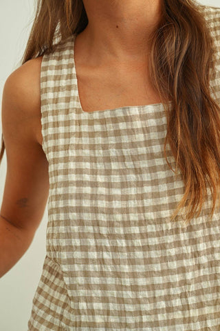 butterscotch gingham set
