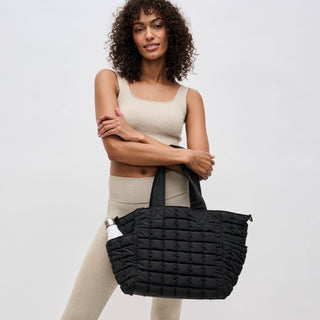 dreamer — quilted puffer nylon tote
