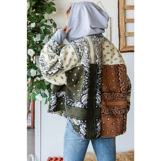 bandana crop jacket