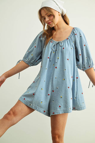 bouquet romper