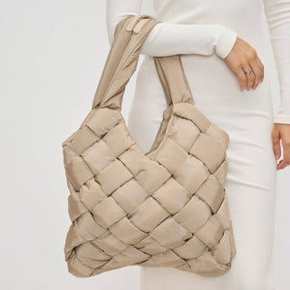 illumine — woven nylon tote