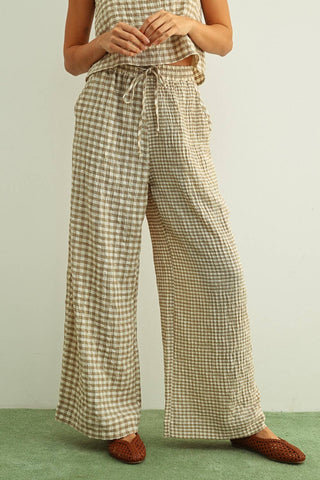 butterscotch gingham set