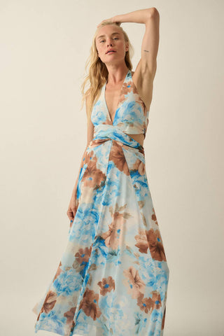 PRE-ORDER (ETA 5/27) floral mesh maxi