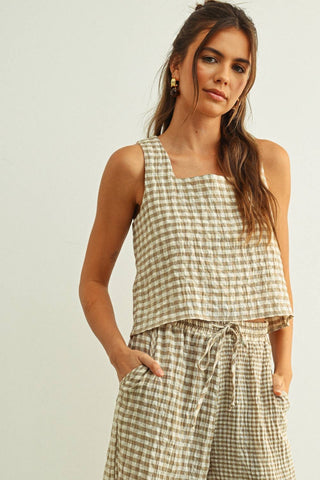 butterscotch gingham set