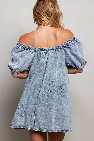 blue jean baby denim dress