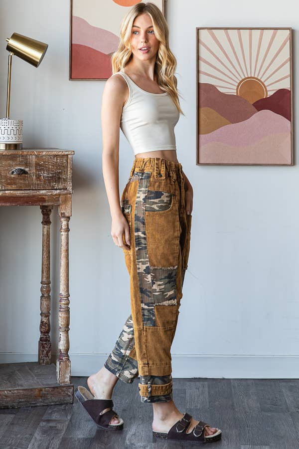 camo corduroy pants