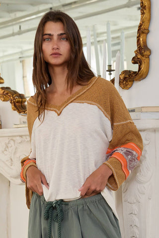 PREORDER bell sleeves boho top