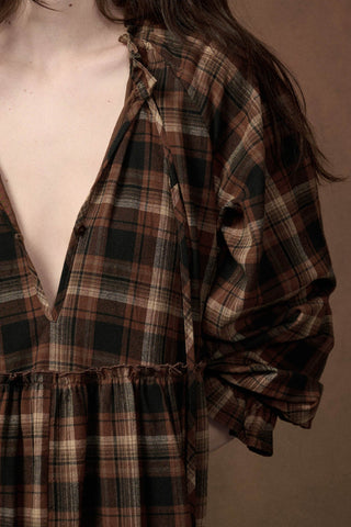 plaid dreams prairie dress