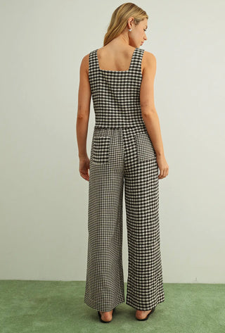PRE-ORDER ETA 6/4 black gingham set