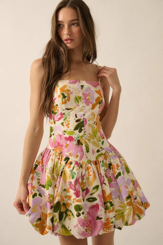meadow drop-waist bubble dress