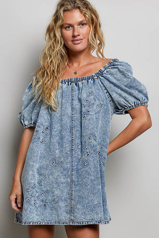 blue jean baby denim dress