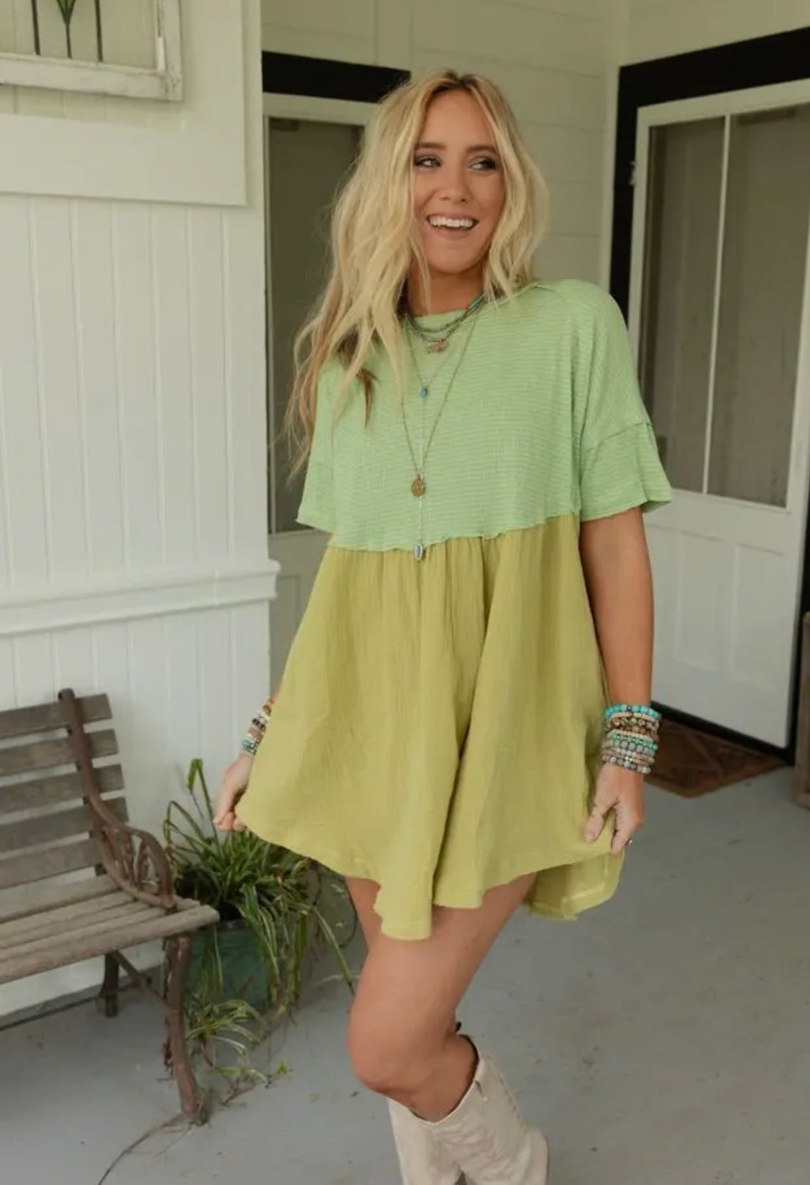 kiwi tunic dress