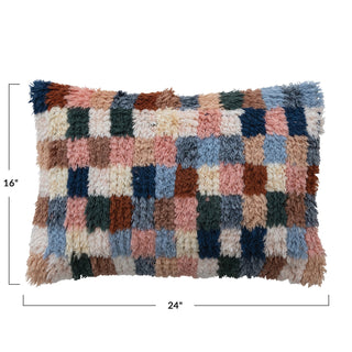 shoreline shag lumbar pillow