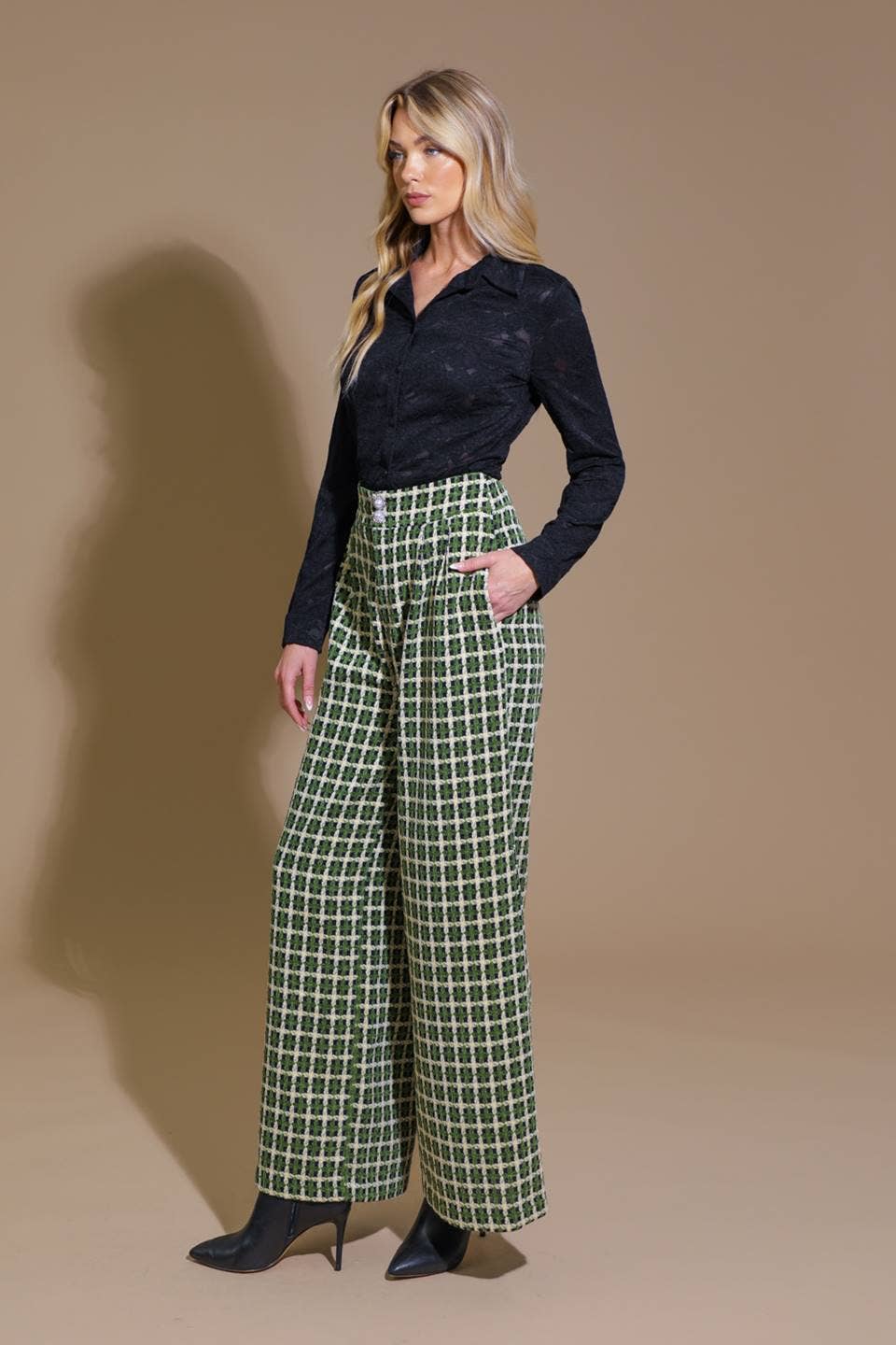 olive tweed pants