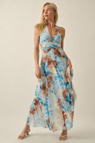 PRE-ORDER (ETA 5/27) floral mesh maxi