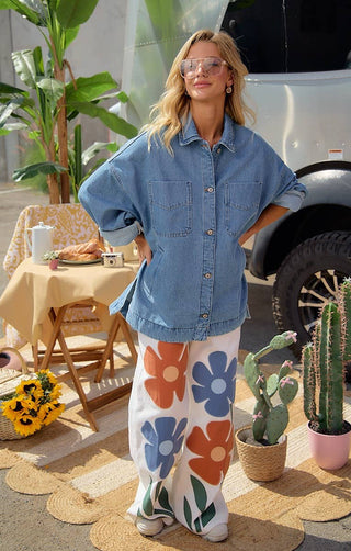 retro wide leg pants