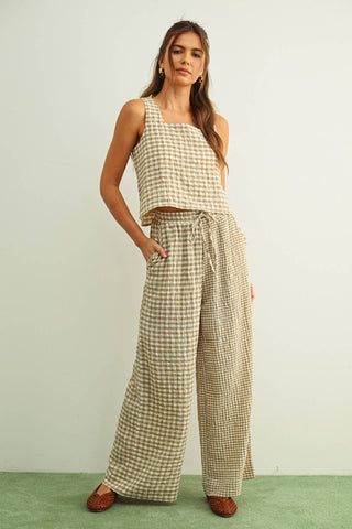 butterscotch gingham set
