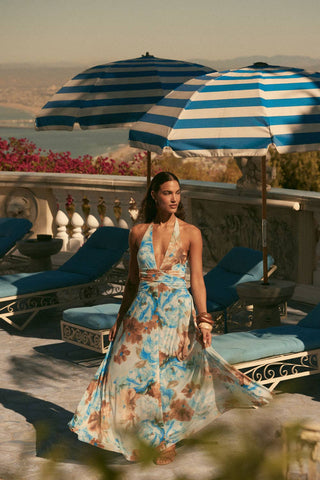 PRE-ORDER (ETA 5/27) floral mesh maxi