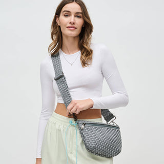 ethereal — woven neoprene crossbody bag