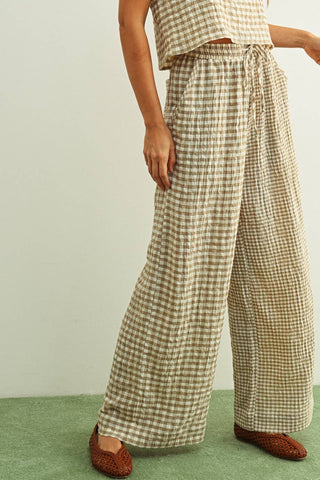 butterscotch gingham set