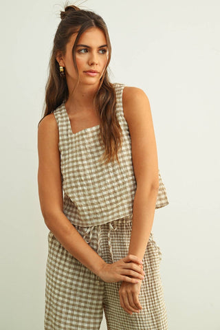 butterscotch gingham set